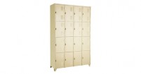 Armrio Vestirio em ao com 16 Portas Pequenas RZMT16P