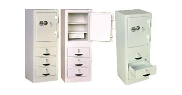 Cofre comercial com 3 gavetas RZW102