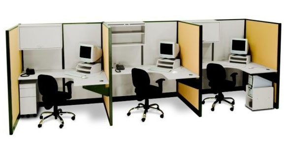 Mesa de Escrit�rio com Arm�rio Suspenso RZCON