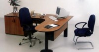 Mesa de Escritório Delta Península RZLus c/Armário