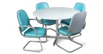 Mesa de Escritório para Reunião Redonda RZMV