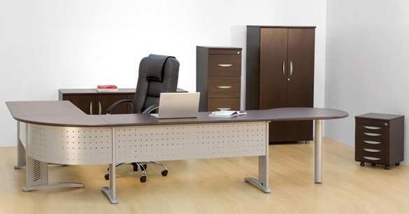 Mesa para Escritrio em L post-forming com gota RZMV-IMP-PF